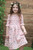 Girls' Pink Floral Off Shoulder Dress