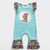 Infant Girls' Western Boots Ruffled Romper