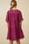 Girls' Berry Puff Sleeve Smocked Dress