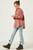Girls' Mauve Corduroy Button Up Shacket