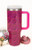 Pink Leopard 40 oz Stainless Steel Travel Mug