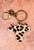 Leopard Bull Head Keychain