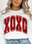 XOXO Sparkle Print Sweatshirt