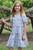 Girls' Spring Floral Ruffled Tier Dress
