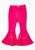 Girls' Hot Pink Denim Flare Jeans