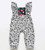 Dalmatian Print Ruffled Romper