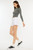KanCan Lucetta White High Rise Frayed Shorts