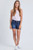 Girls' YMI Dark Wash Distressed Shorts