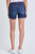 Girls' YMI Dark Wash Distressed Shorts