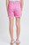 Girls' YMI Flamingo Pink Frayed Shorts