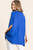 Royal Blue Vneck Oversize Tunic