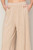 Taupe Linen Blend Wide Leg Pants