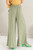 Sage Linen Blend Wide Leg Pants