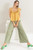 Sage Linen Blend Wide Leg Pants