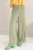 Sage Linen Blend Wide Leg Pants