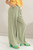 Sage Linen Blend Wide Leg Pants