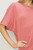 Dusty Rose Elbow Sleeve Top