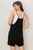 Double Pocket Black Romper