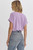 Lilac Vneck Cuff Sleeve Bodysuit