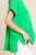Kelly Green Vneck Boxy Top
