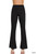 Black Flare Leg Yoga Pants