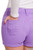 Lavender High Rise Jean Shorts