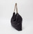 Puffer Quilted Black Hobo Tote