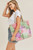 Tropical Beach Pink & Purple Tote Bag