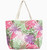 Tropical Beach Pink & Purple Tote Bag