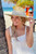 Dark Natural Bow Trim Panama Hat