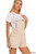 Sand Beige Mineral Wash Romper