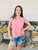 Girls' Rose Twisted Knot Tee