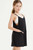 Girls' Double Pocket Black Romper