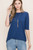 Navy Half-sleeve Tunic