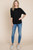 Black Elbow Sleeve Tunic