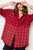 Red Ombre Plaid Flannel