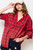 Red Ombre Plaid Flannel