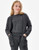 Girls' Charcoal Front Pocket Cardigan