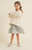 Girls' Ivory Chenille Cardigan