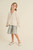 Girls' Ivory Chenille Cardigan