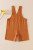 Infant Boys' Caramel Linen Overalls