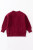 Girls' Burgundy Pocket Cardigan