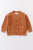 Girls' Khaki Pocket Cardigan
