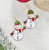 Winter Day Snowman Earrings