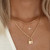Layered Lock Necklace