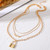 Layered Lock Necklace