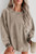 Khaki Mineral Wash Corded Sweatshirt