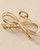 Gold Bow Claw Clip