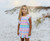 Girls' Rainbow Stripe Flutter Dress