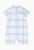 RuggedButts Light Blue Windowpane Romper